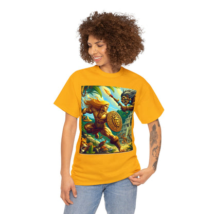 Leo Aztec (8) Unisex Heavy Cotton Tee