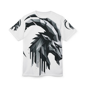 Geometric Goat Design Tee, Unisex Graphic Tee, Stylish Casual Wear, Nature Inspired Apparel, Perfect for Gift Giving