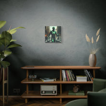 Load image into Gallery viewer, Glow-in-the-Dark Pisces Canvas Art, Zodiac Decor, Astrology Wall Art, Gift for Him/Her, Unique Home Decor, Mystic Vibe
