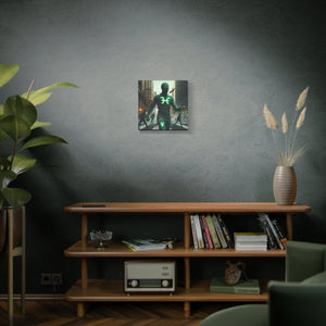 Glow-in-the-Dark Pisces Canvas Art, Zodiac Decor, Astrology Wall Art, Gift for Him/Her, Unique Home Decor, Mystic Vibe