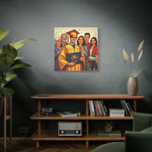 Load image into Gallery viewer, Graduation Canvas Wall Art, Family Celebration Decor, Gift for Graduates, Home Decoration, Personalized Memory
