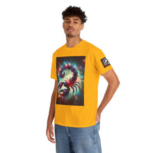 Load image into Gallery viewer, Cosmic Scorpion Tee | Unisex Heavy Cotton Tee | Astrowar Graphic Tees | Space Lover Apparel | Unique Astrology Shirt | Gift for Star [...]
