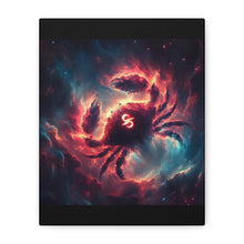 Load image into Gallery viewer, Cosmic Crab Canvas Wall Art, Home Decor for Astrology Lovers, Celestial Crab Decor, Zodiacs, Unique Gift for Birthdays, Wall Hangings, [...]
