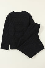 Load image into Gallery viewer, Pink Solid Quilted Pullover and Pants Outfit
