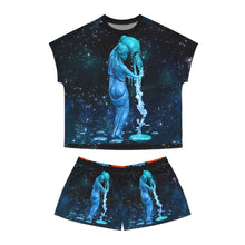 Load image into Gallery viewer, Aquarius Women&#39;s Short Pajama Set (AOP)
