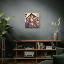 Load image into Gallery viewer, Graduation Canvas Print, Customizable Wall Art, Gift for Grads, Inspirational Home Decor, Graduation Celebration
