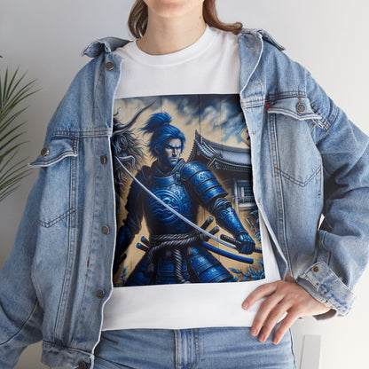 Samurai Aquarius (1) Unisex Heavy Cotton Tee