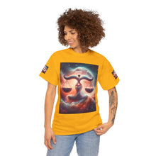 Load image into Gallery viewer, Cosmic Libra Justice Tee, Celestial Balance Shirt, Astrology Themed T-Shirt, Gift for Science Lovers, Unisex Heavy Cotton Tee
