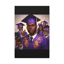 Load image into Gallery viewer, Celebrate Graduation with Custom Matte Canvas Art, Graduation Gift, Home Decor, Wall Art, Unique Graduation Keepsake
