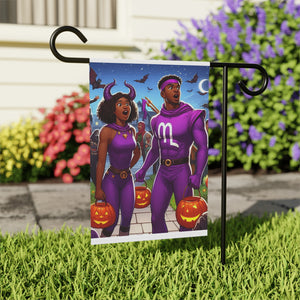 Sagittarius Halloween (2) Garden & House Banner