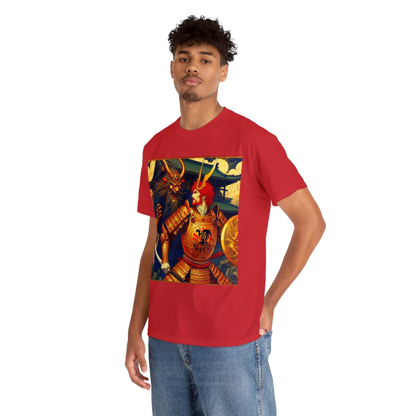 Samurai Aries (4) Unisex Heavy Cotton Tee