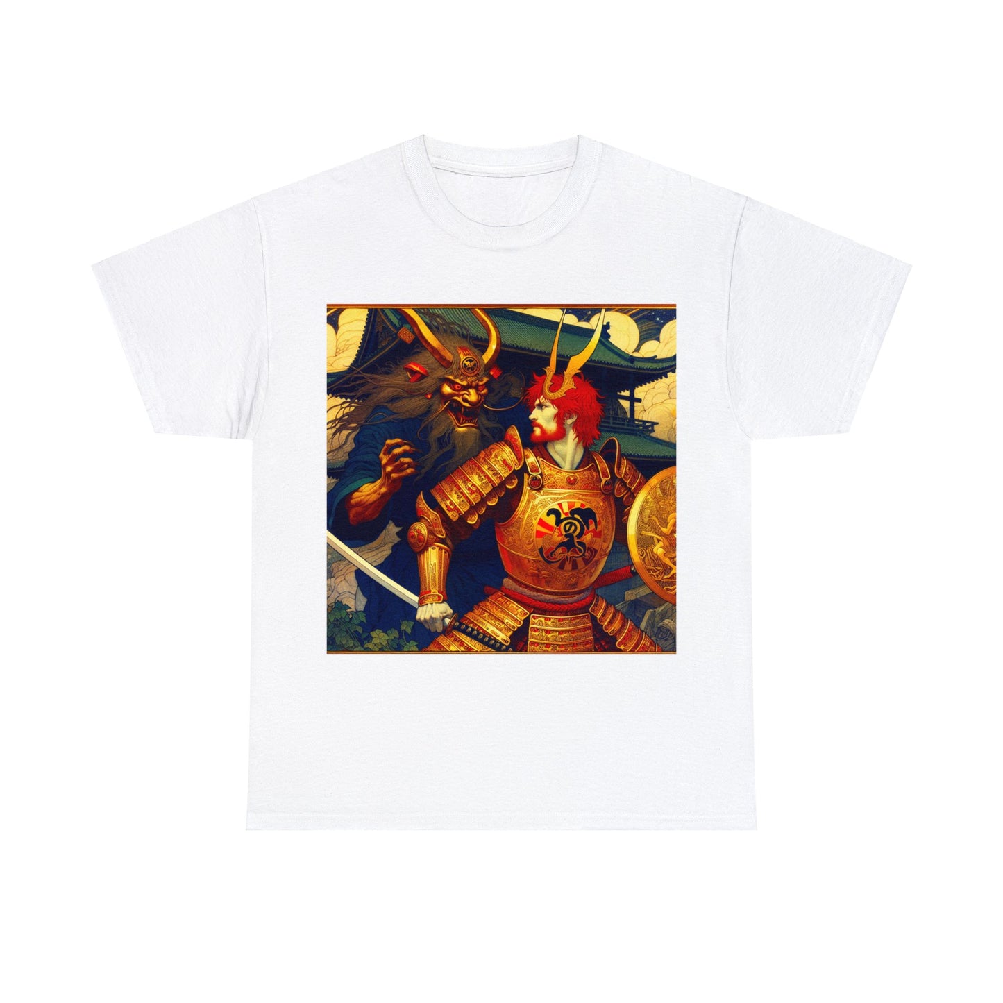 Samurai Aries (4) Unisex Heavy Cotton Tee