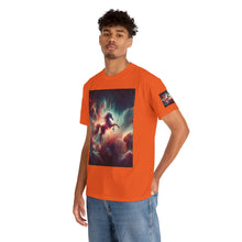 Load image into Gallery viewer, Sagittarius Galactic Unicorn Tee - Unisex Cotton T-Shirt for Cosmic Lovers, Fantasy Fans, Trendy Apparel, Astral War Merch, Gift for All Occasions
