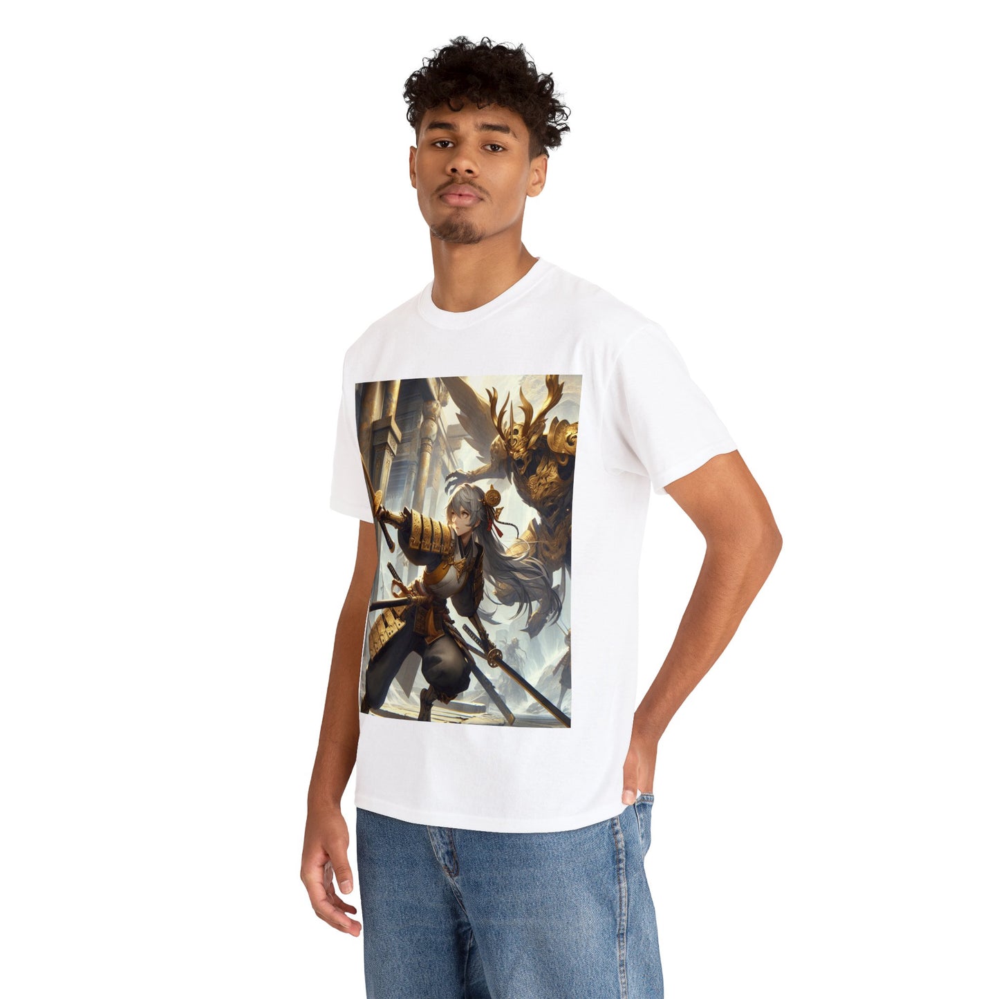 Samurai Capricorn (F4) Unisex Heavy Cotton Tee