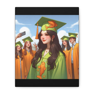 Graduation Canvas Art, Unique Gift for Grads, Home Decor, Wall Art, Motivational Art