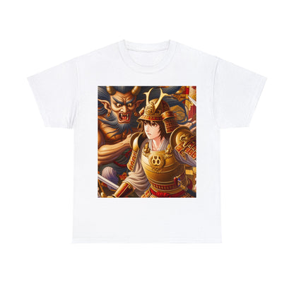 Samurai Virgo (2) Unisex Heavy Cotton Tee