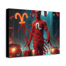 Load image into Gallery viewer, Canvas Wall Art, Aries Decor, Zodiac Gift, Home Wall Decor, Astrological Artwork
