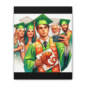 Graduation Canvas Print, Customizable Wall Art, Gift for Graduates, Celebration Decor, High School Graduation