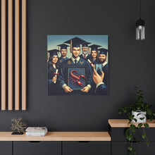 Load image into Gallery viewer, Graduation Canvas Wall Art, Perfect Gift for Graduates, Customizable Graduation Gift, College Decor, Graduation Celebration Decor
