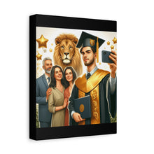 Load image into Gallery viewer, Graduation Canvas Wall Art, Family Celebration, Proud Graduate Gift, Personalized Home Decor, Customizable Art Piece
