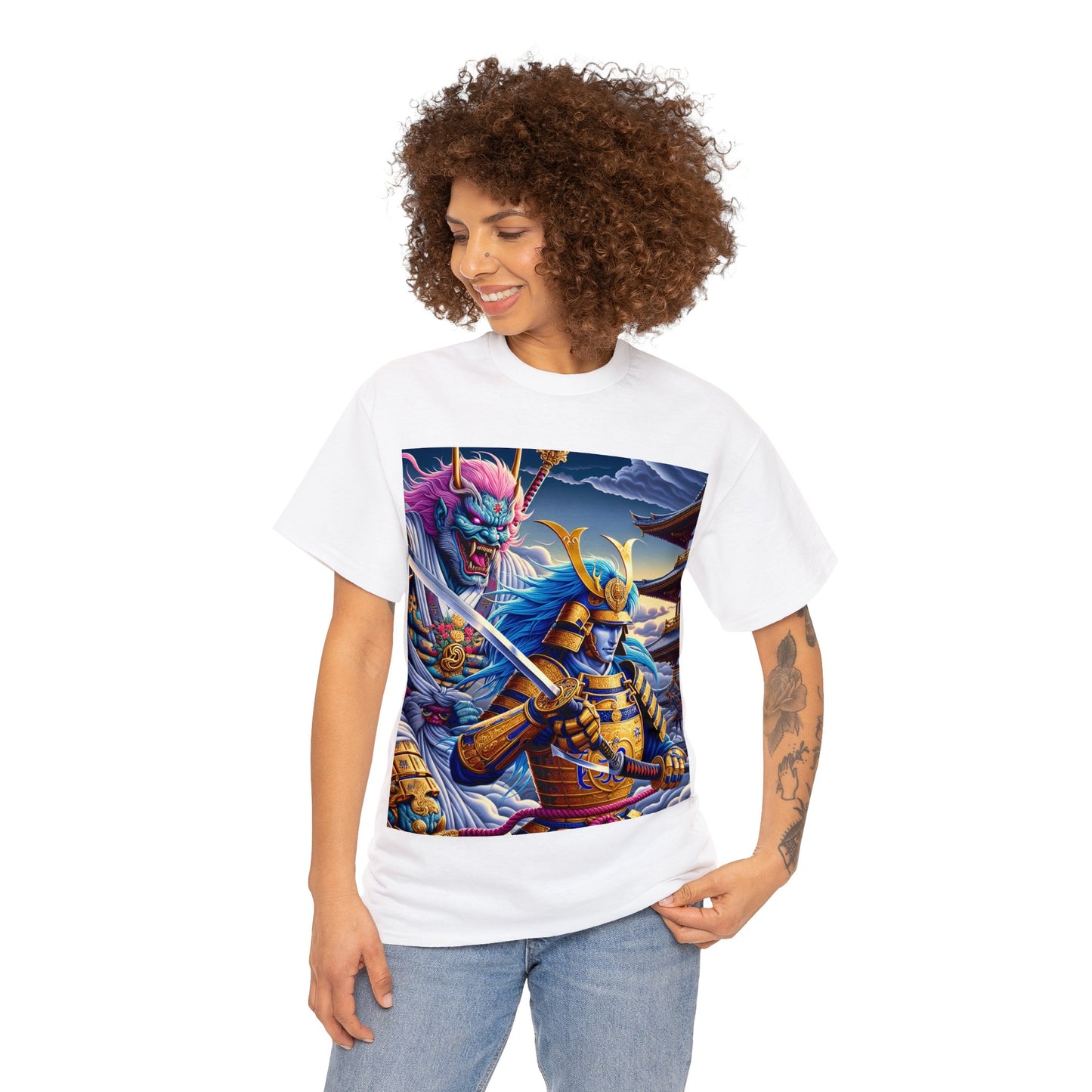 Samurai Libra (1) Unisex Heavy Cotton Tee