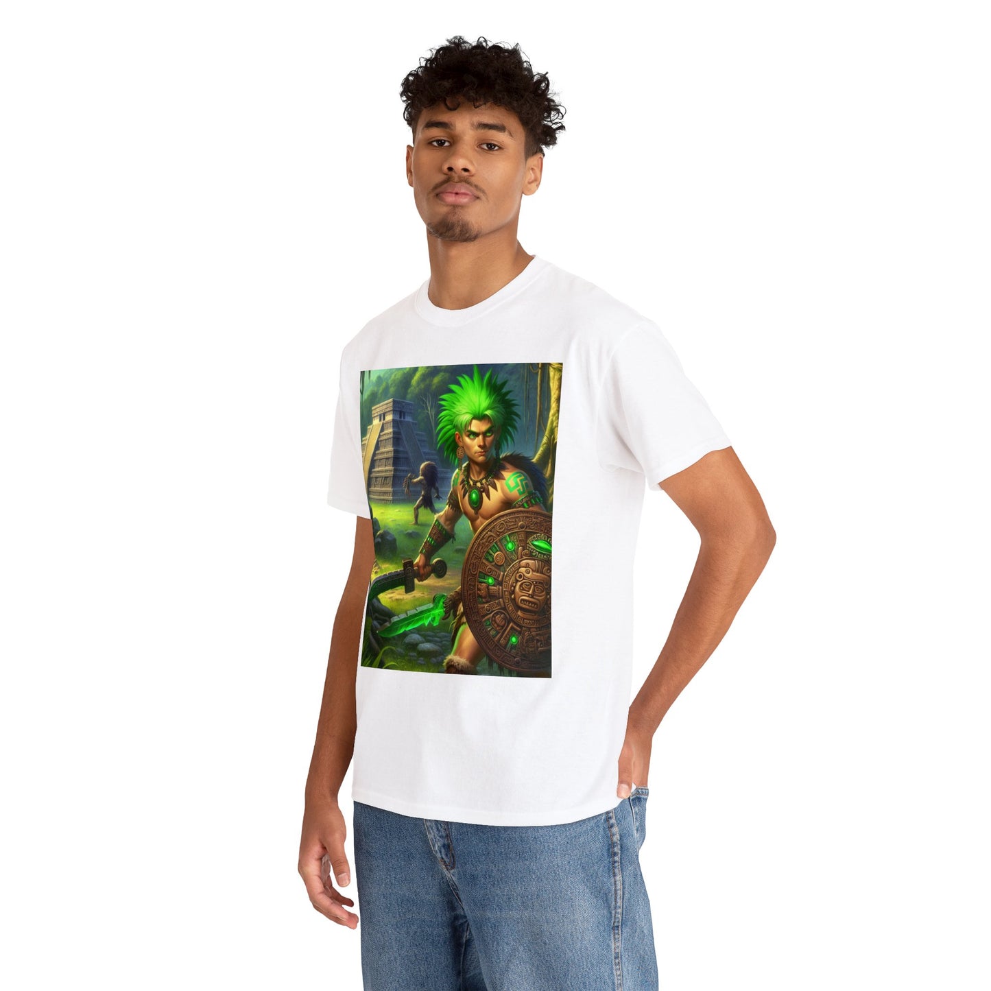 Taurus Aztec (3) Unisex Heavy Cotton Tee