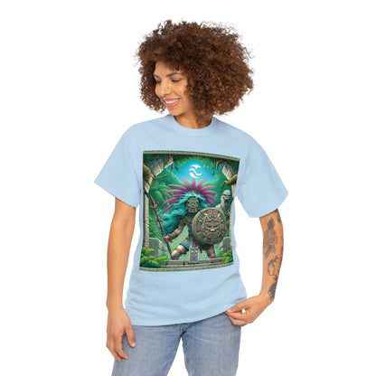 Libra Aztec (4) Unisex Heavy Cotton Tee