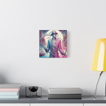 Load image into Gallery viewer, Canvas Print - Halloween Libra Mummy Astrology Design
