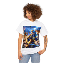 Load image into Gallery viewer, Samurai Aquarius (F3) Unisex Heavy Cotton Tee
