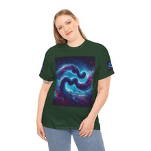 Load image into Gallery viewer, Aquarius Galaxy Themed Unisex Heavy Cotton Tee, Cosmic T-Shirt, Sci-Fi Apparel, Unique Space Graphic Tee, Gifts for Star Wars Lovers, Trendy [...]
