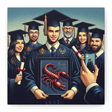 Load image into Gallery viewer, Graduation Canvas Wall Art, Perfect Gift for Graduates, Customizable Graduation Gift, College Decor, Graduation Celebration Decor
