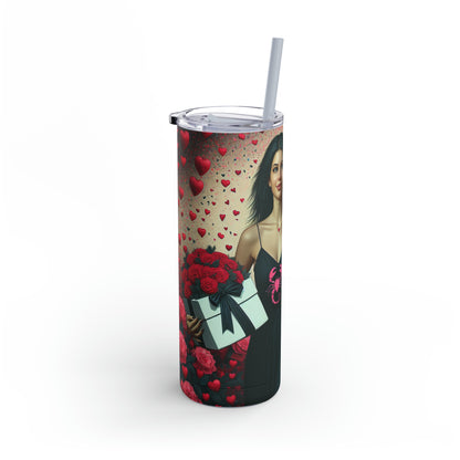 My Scorpio Valentine (3) Maars Maker Skinny Matte Tumbler, 20oz