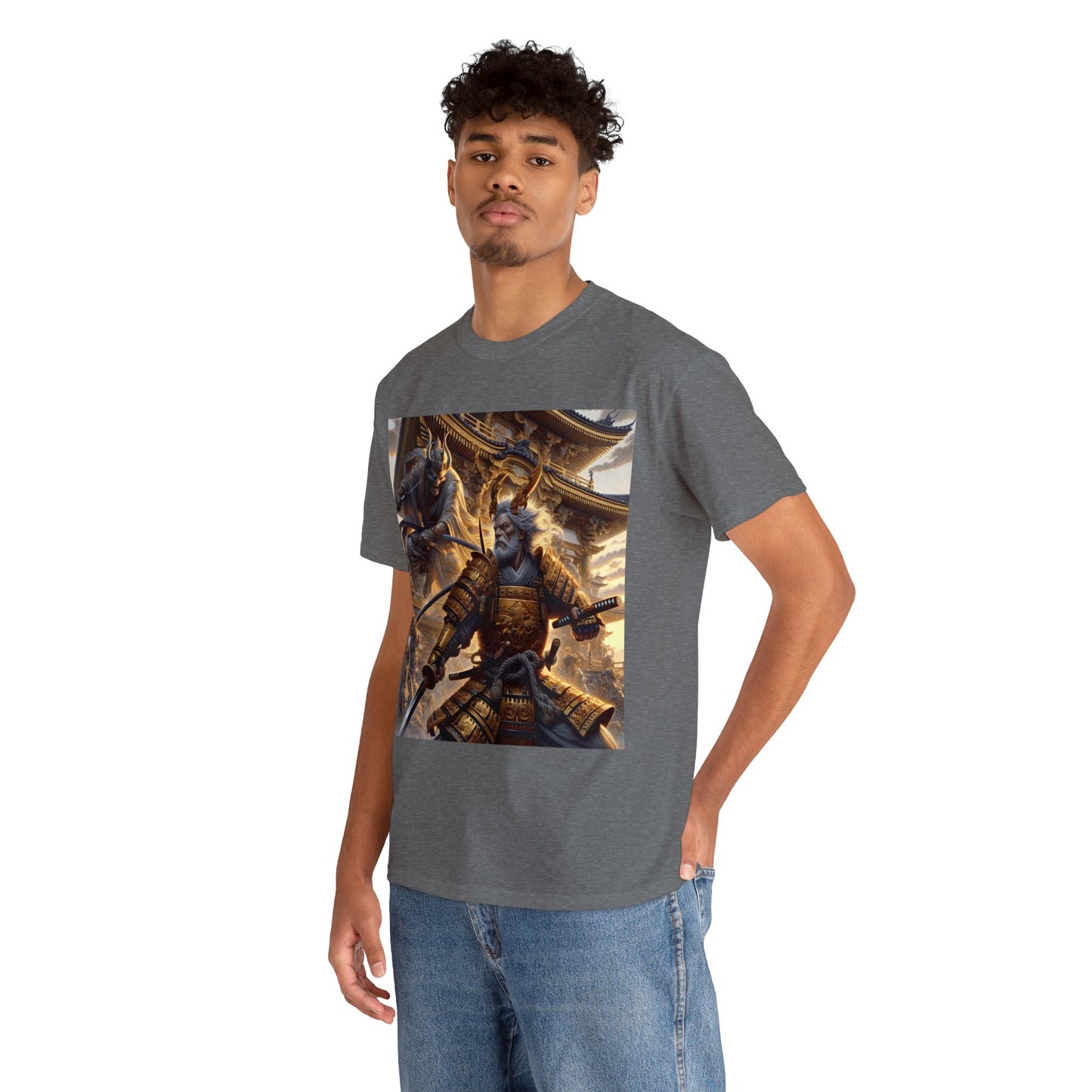 Samurai Capricorn (4) Unisex Heavy Cotton Tee