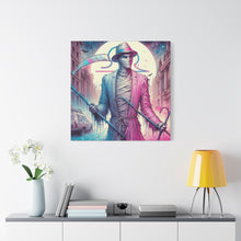 Load image into Gallery viewer, Canvas Print - Halloween Libra Mummy Astrology Design
