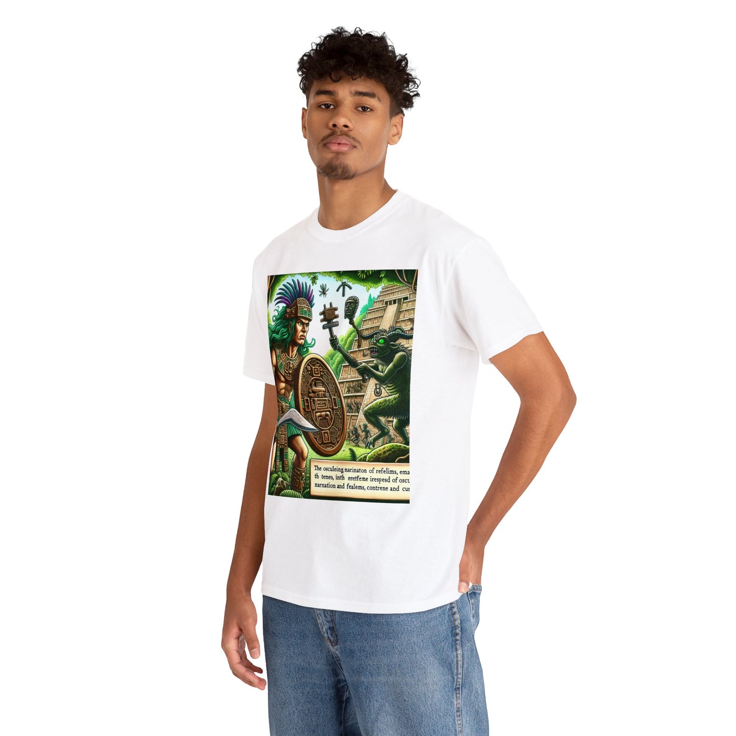 Taurus Aztec (2) Unisex Heavy Cotton Tee