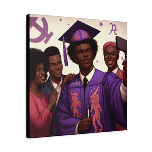 Graduation Canvas Print, Inspirational Wall Art, Emotional Home Decor, Unique Gift for Graduates, Celebration Keepsake