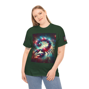 Cosmic Scorpion Tee | Unisex Heavy Cotton Tee | Astrowar Graphic Tees | Space Lover Apparel | Unique Astrology Shirt | Gift for Star [...]