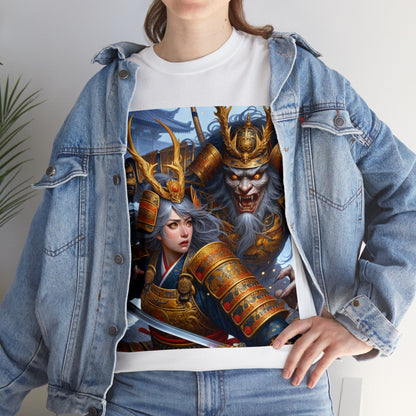 Samurai Capricorn (F2) Unisex Heavy Cotton Tee