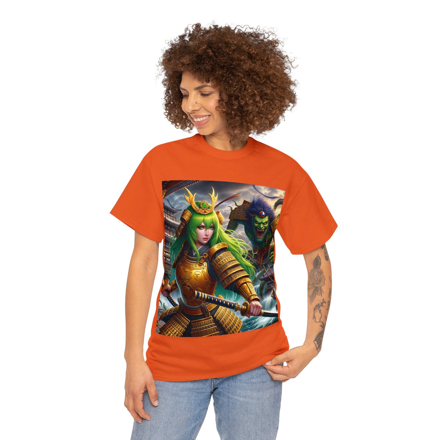 Samurai Pisces (F1) Unisex Heavy Cotton Tee