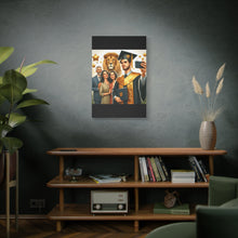 Load image into Gallery viewer, Graduation Canvas Wall Art, Family Celebration, Proud Graduate Gift, Personalized Home Decor, Customizable Art Piece
