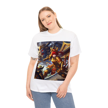 Samurai Aries (F3) Unisex Heavy Cotton Tee