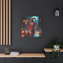 Load image into Gallery viewer, Canvas Wall Art, Aries Decor, Zodiac Gift, Home Wall Decor, Astrological Artwork
