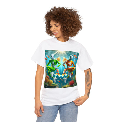 Team Pisces (4) Unisex Heavy Cotton Tee