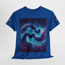 Load image into Gallery viewer, Aquarius Galaxy Themed Unisex Heavy Cotton Tee, Cosmic T-Shirt, Sci-Fi Apparel, Unique Space Graphic Tee, Gifts for Star Wars Lovers, Trendy [...]
