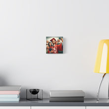Load image into Gallery viewer, Custom Graduation Canvas Print, Family Portrait Wall Art, Celebrate Achievements, Perfect Gift for Graduates, Aries Zodiac Decor
