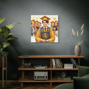 Graduation Canvas Art, Wall Décor, Gift for Grads, Celebration Artwork, Inspirational Home Decor