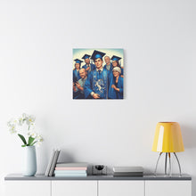 Load image into Gallery viewer, Graduation Canvas Wall Art, Personalized Graduation Gift, Family Celebration Decor, High School Graduation, College Graduation
