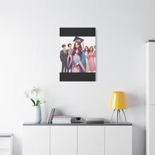 Load image into Gallery viewer, Custom Graduation Canvas Art, Celebration Decor, Gift for Graduates, Wall Art for Achievements, High School or College Graduation
