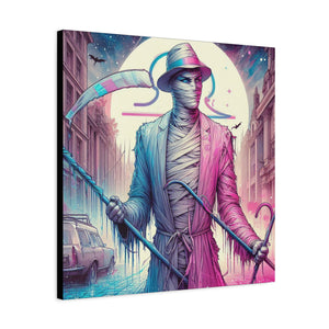 Canvas Print - Halloween Libra Mummy Astrology Design
