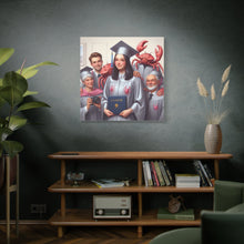 Load image into Gallery viewer, Cancer Zodiac Graduation Canvas Art, Personalized Gift for Graduates, Unique Home Decor, Wall Art, Graduation Gift Idea
